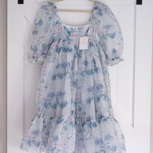 Selkie La Belle Etoile Organza French Puff dress